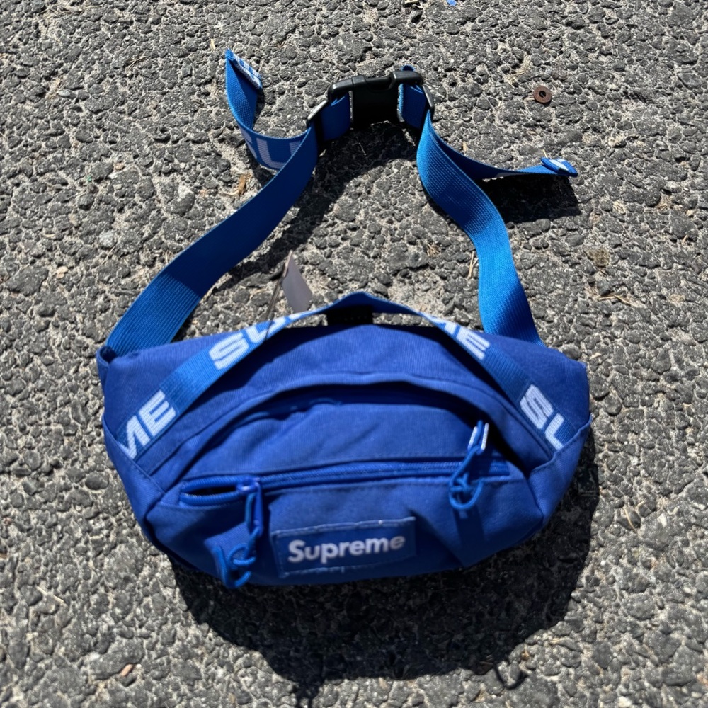 Royal blue Belt Bag for Men